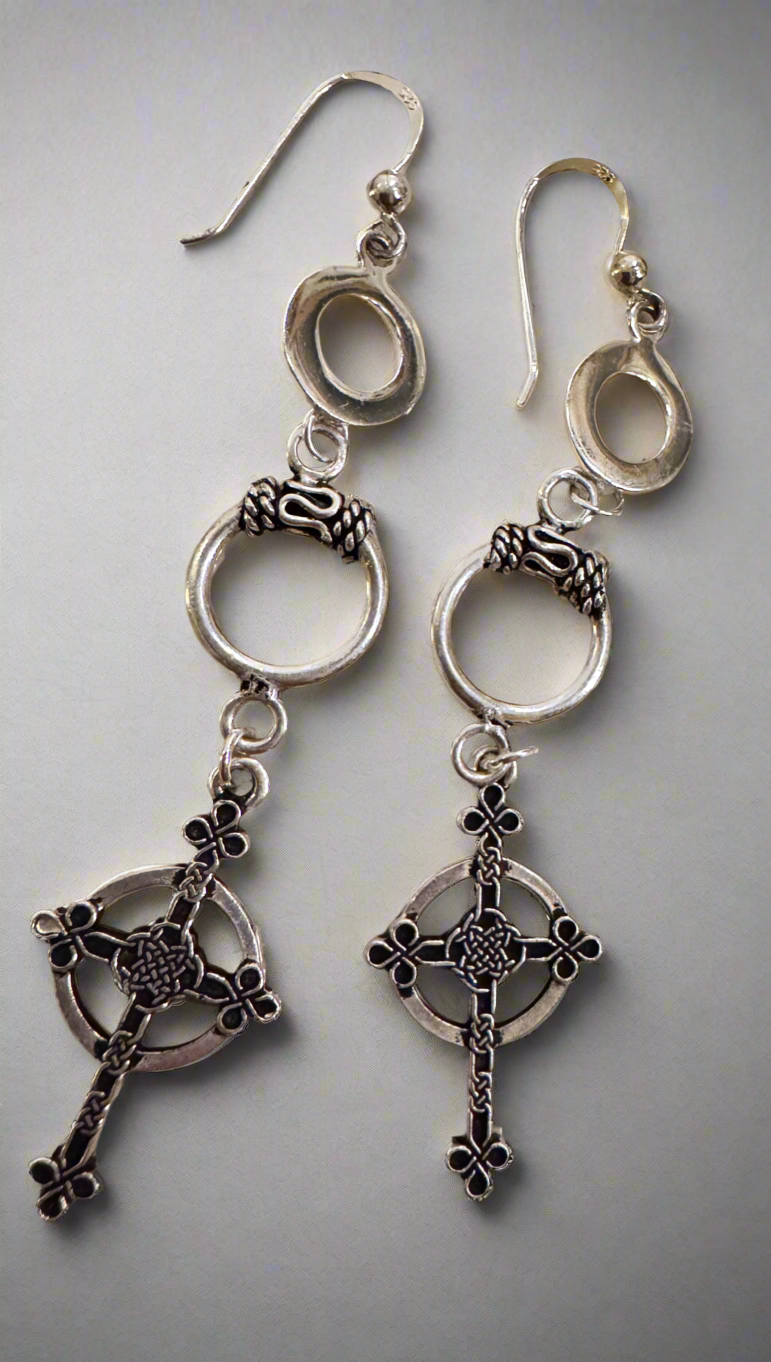 Sterling Silver dangle earrings